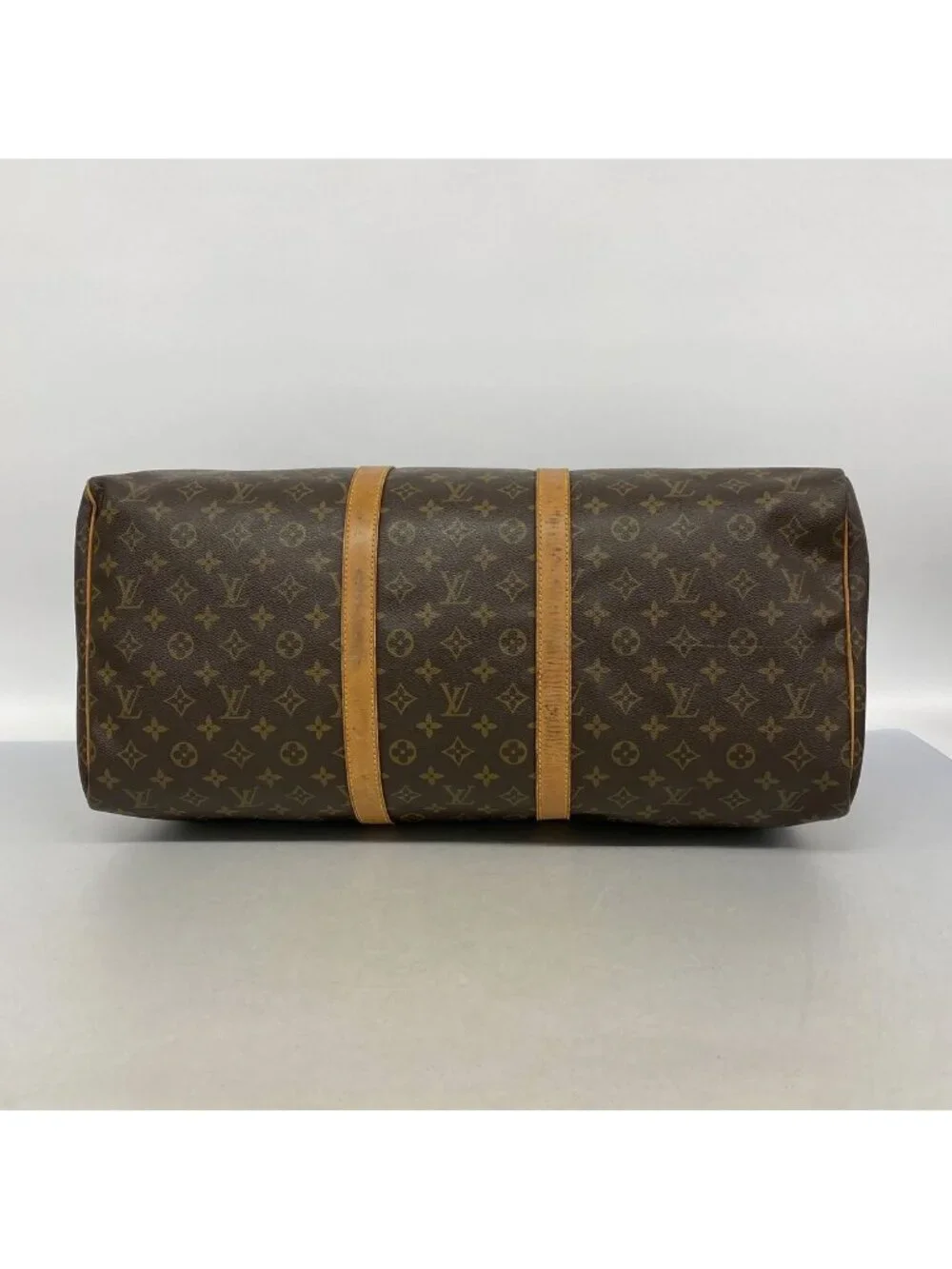 Louis Vuitton Boston Bag Monogram Keepall 55 Brown